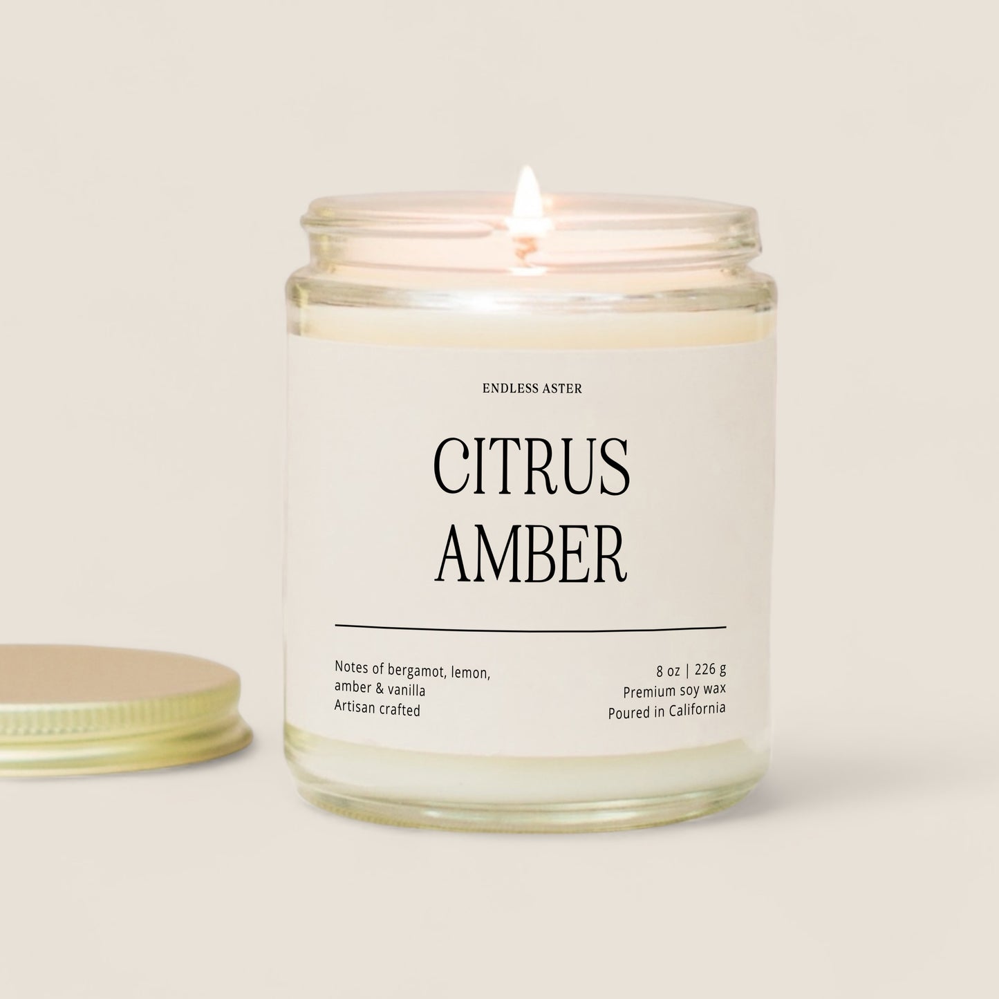 Citrus Amber Candle