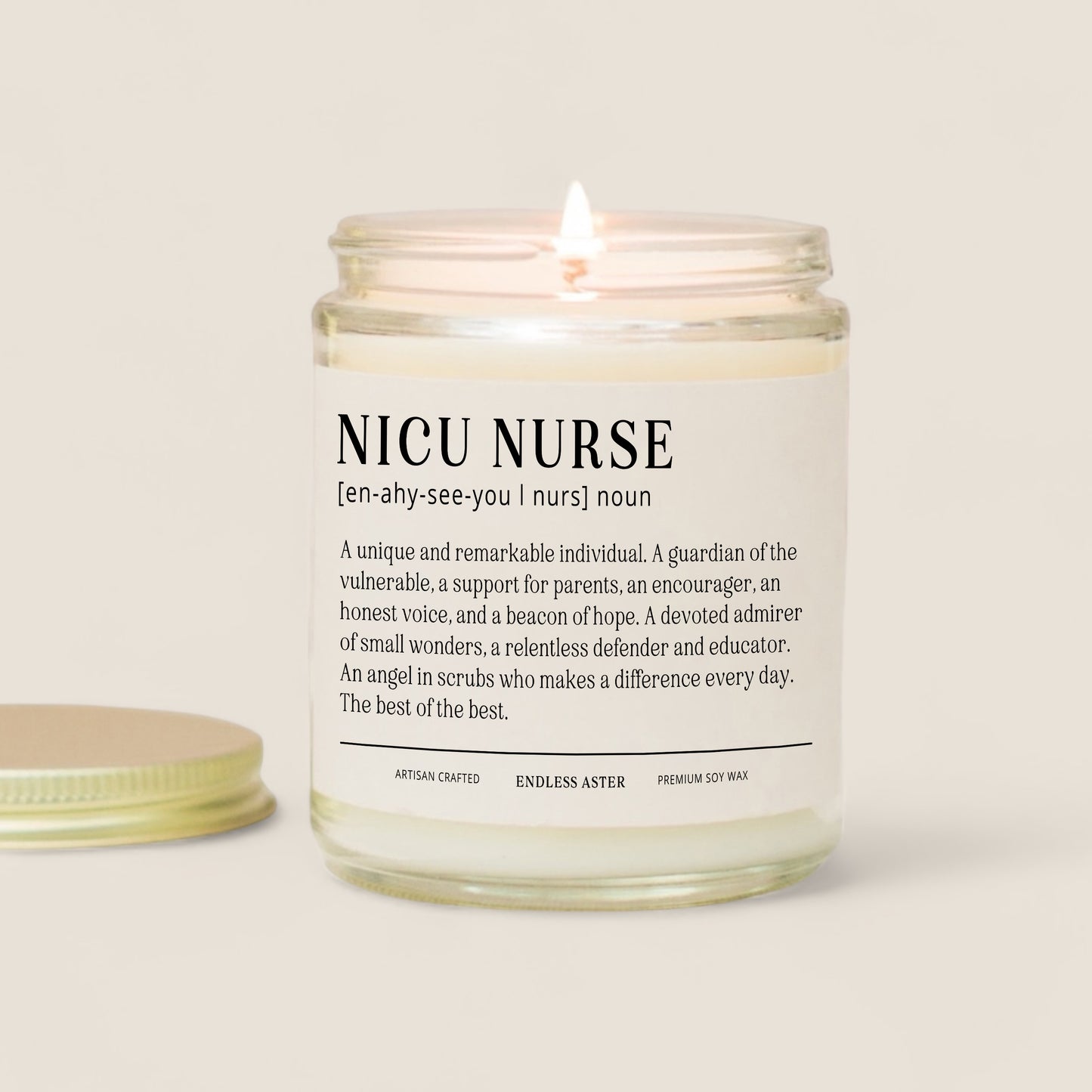 NICU Nurse Candle