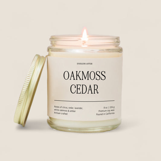 Oakmoss Cedar Candle