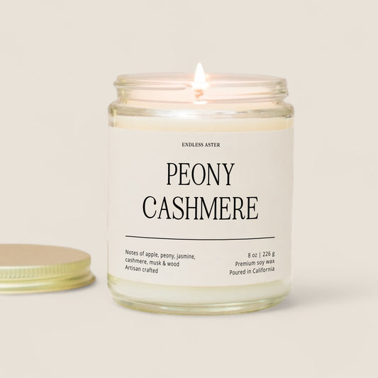 Peony Cashmere Candle