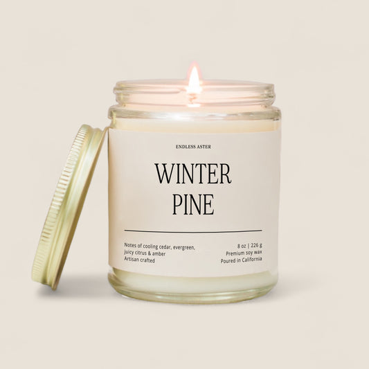 Winter Pine Candle