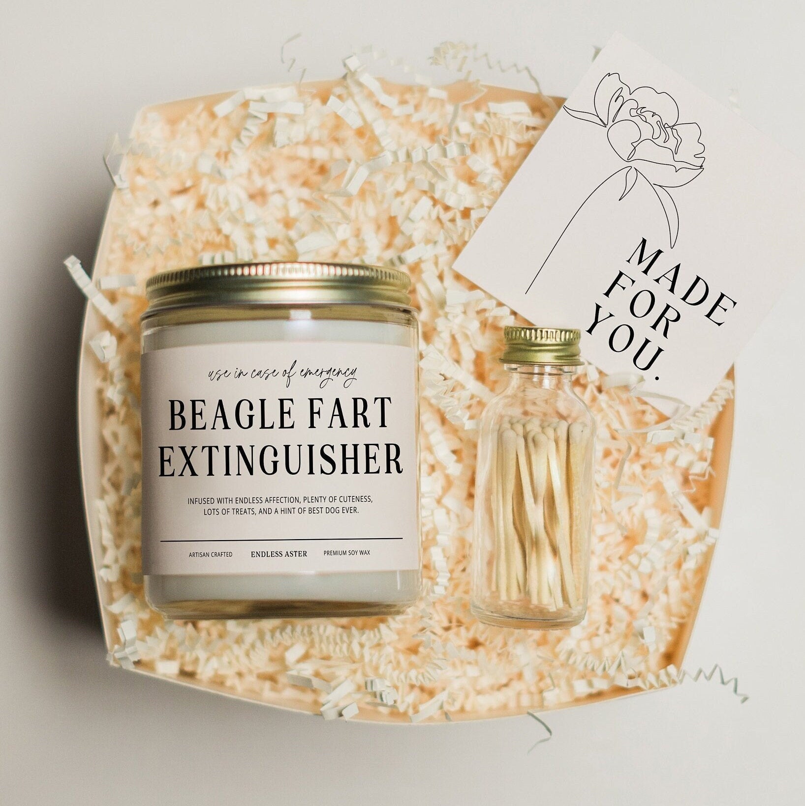 Beagle Fart Extinguisher Candle