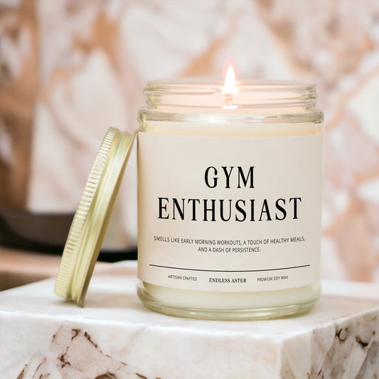 Gym Enthusiast Candle