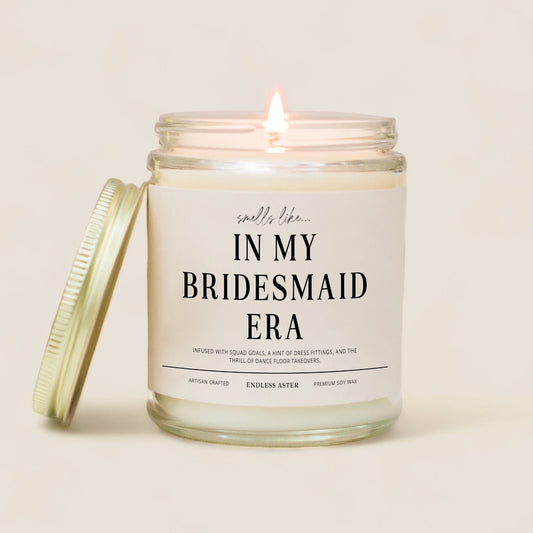 Bridesmaid Proposal Gift "In My Bridesmaid Era" Candle Gift Box, Will You Be My Bridesmaid Bridal Party Box, Jr Bridesmaid Present