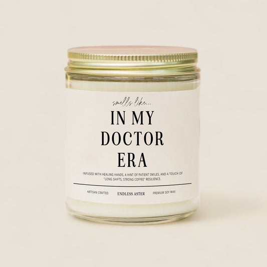 In My DOCTOR Era Candle Gift Box, Unique Gift for New Doctor and Medical Professional, Funny Physician Office Decor, Med School Grad Present