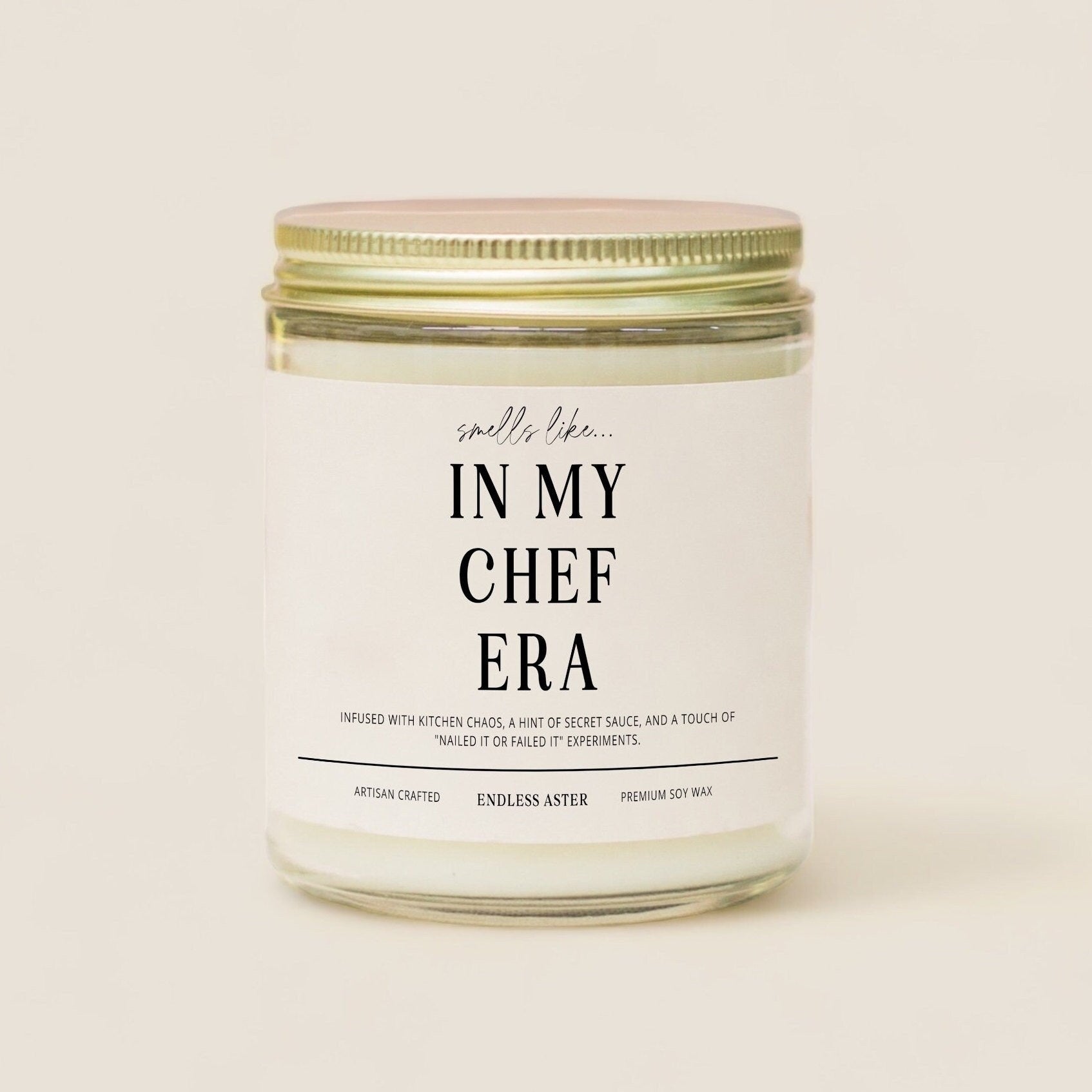 In My CHEF Era Candle Gift Box for Culinary Arts Student, Unique Chef Appreciation Gift, Funny Kitchen Decor, Cooking School Graduation Gift