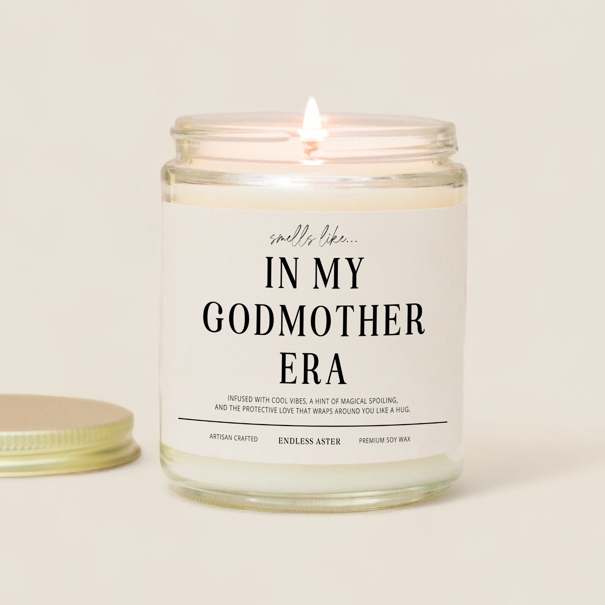 Godmother Proposal "In My Godmother Era" Candle Gift Box, Be My God Mother Gift, Godparents Christening Gift, Pregnancy Announcement