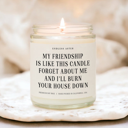 My Friendship Is Like This Candle