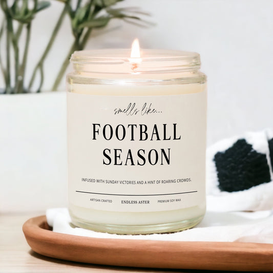 Football Season Candle