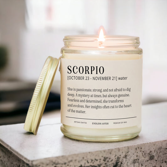 Scorpio Candle