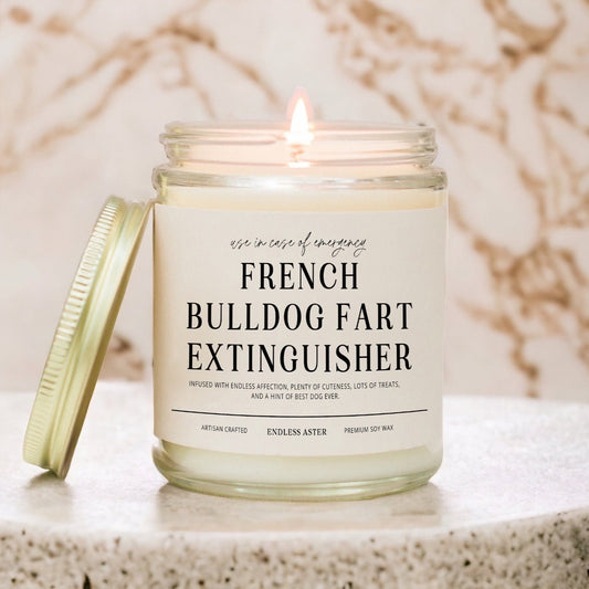 French Bulldog Fart Extinguisher Candle