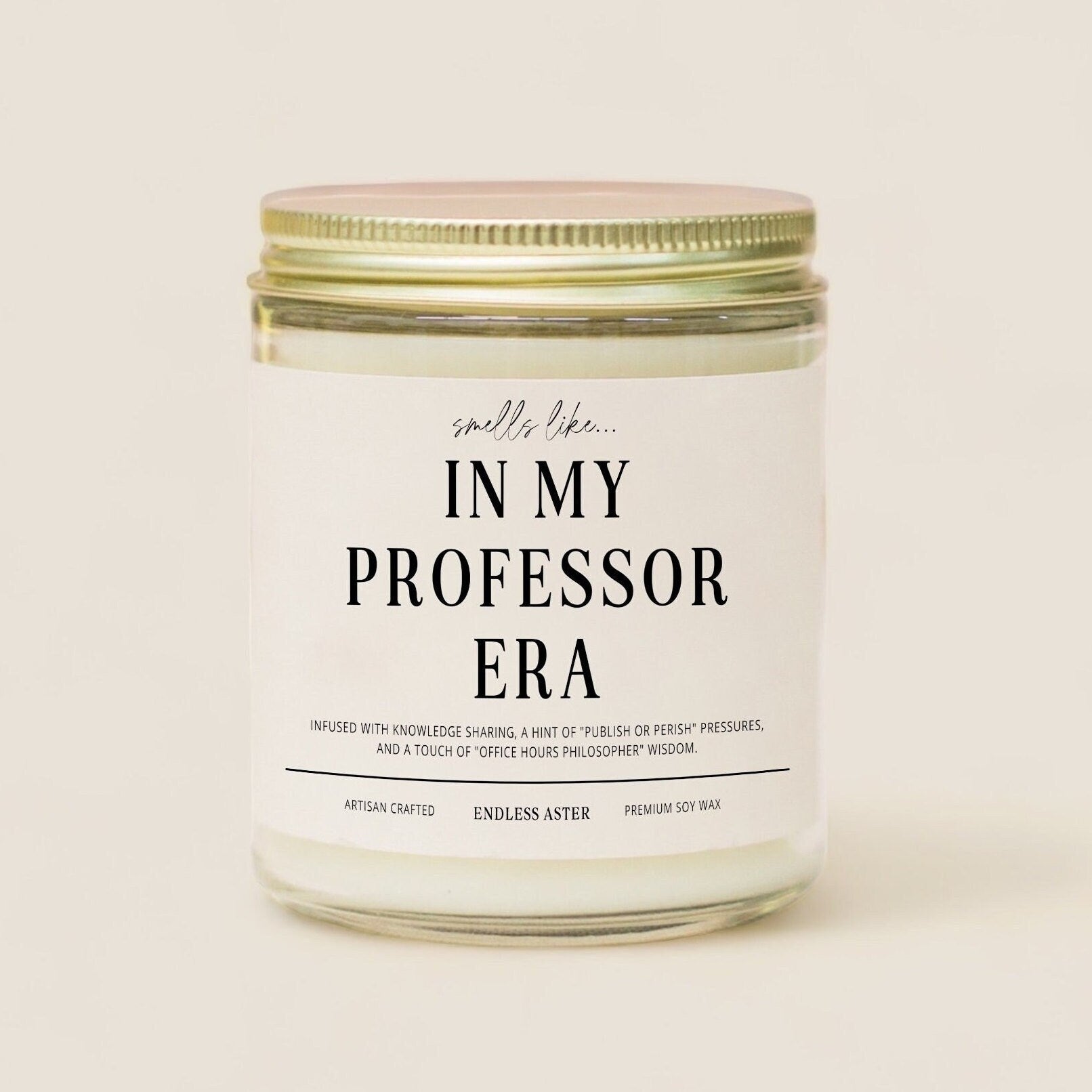 In My PROFESSOR Era Candle Gift Box, Tenured Celebration Candle, Professional Career Milestone Gift, Thank you Gift For Professor