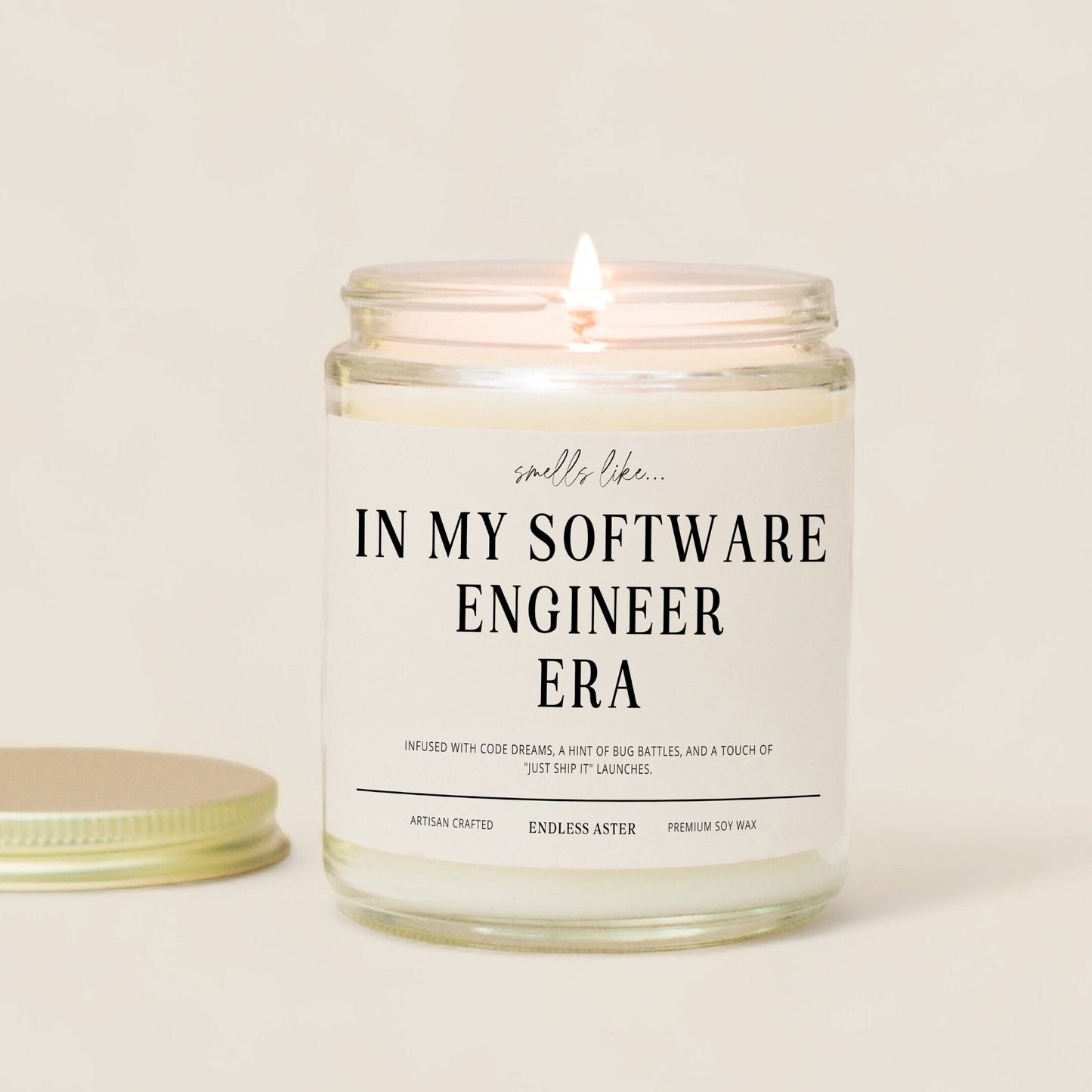 In My SOFTWARE ENGINEER Era Soy Candle Gift Box, Future Software Engineer Graduation Gift, Game Programmer and Developer Birthday Gift