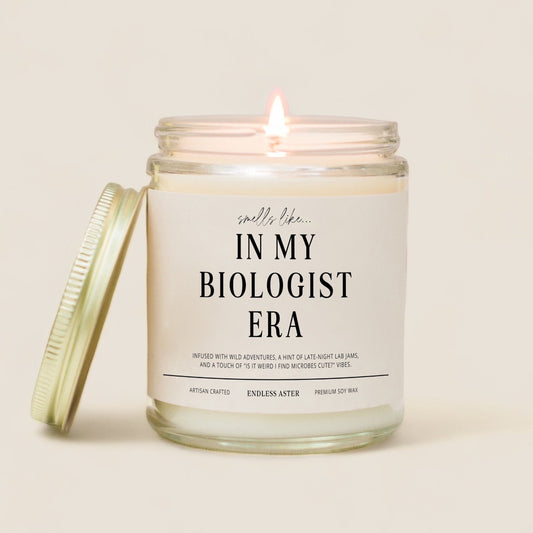 In My BIOLOGIST Era Candle Gift Box, Unique Gift for Biologist, Science Decor, Funny Biology Teacher Present, Grad School Graduation Gift