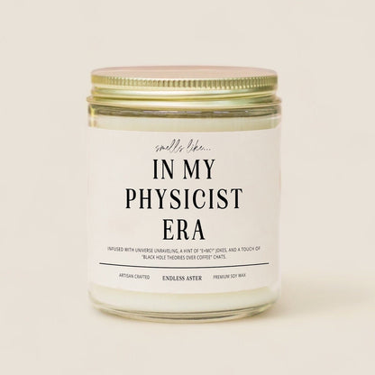 In My PHYSICIST Era Soy Candle Gift Box, Graduation Gift for Future Physicists, Birthday Gift Idea for Cosmology Lover