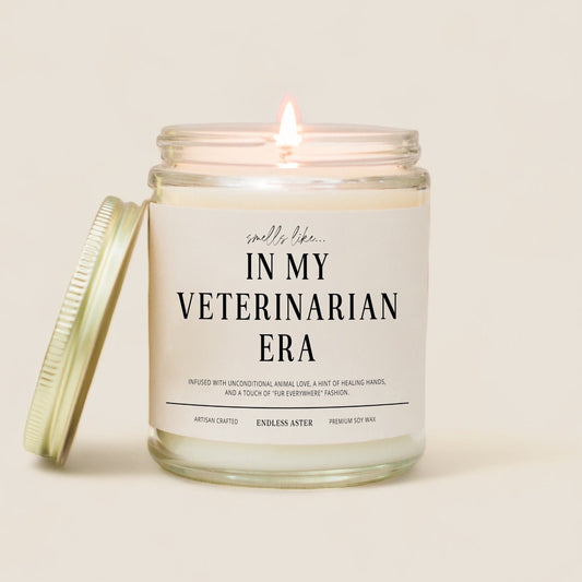 In My VETERINARIAN Era Soy Candle Gift Box, Veterinary Student Graduation Gift, Future Vet School Veterinarian Present, Vet Doctor Gift